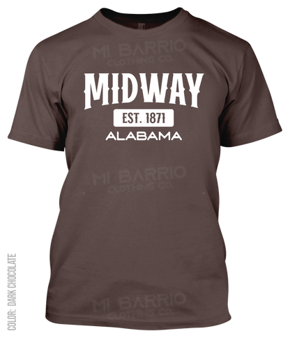 Midway, Alabama Athletic T-Shirt