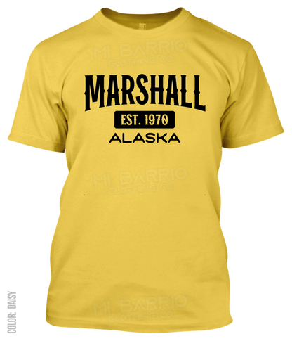 Marshall, Alaska Athletic T-Shirt