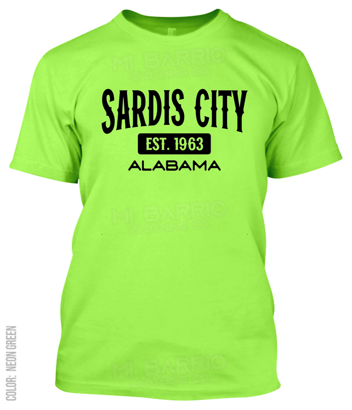 Sardis City, Alabama Athletic T-Shirt