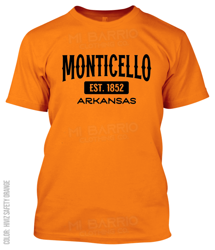 Monticello, Arkansas Athletic T-Shirt