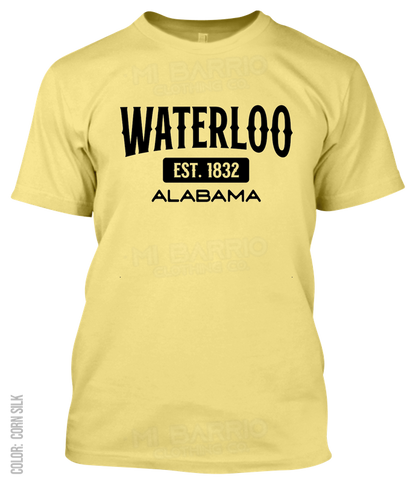 Waterloo, Alabama Athletic T-Shirt