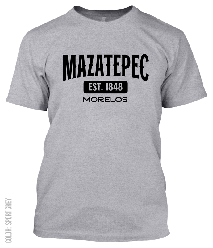 Mazatepec, Morelos Athletic T-Shirt