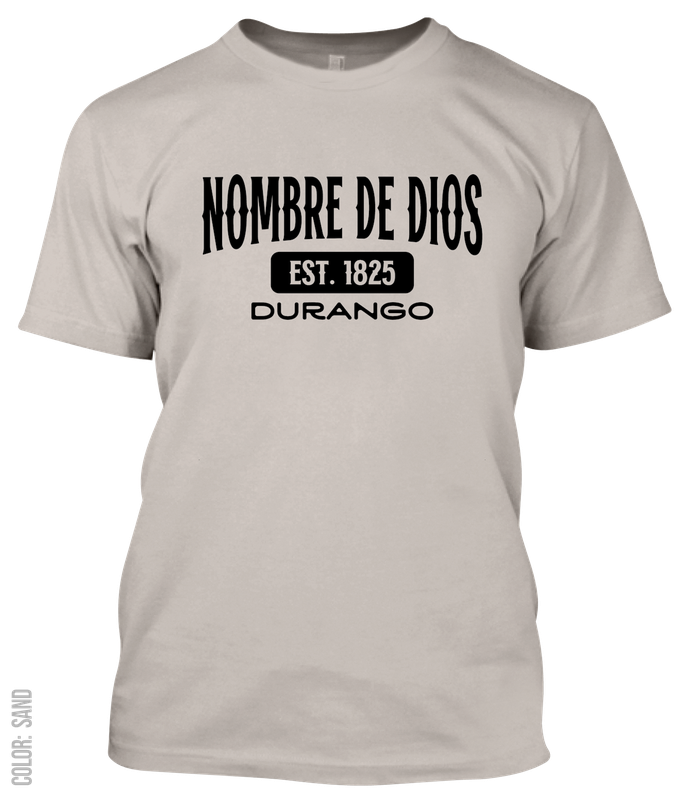 Nombre De Dios, Durango Athletic T-Shirt