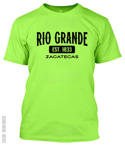 Rio Grande, Zacatecas Athletic T-Shirt