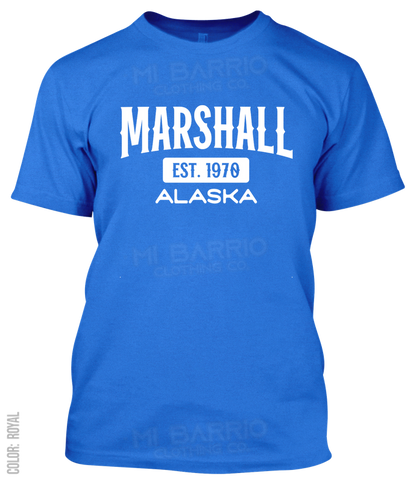 Marshall, Alaska Athletic T-Shirt