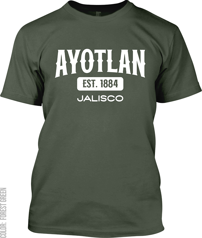 Ayotlan, Jalisco Athletic T-Shirt