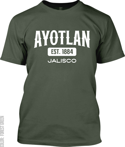 Ayotlan, Jalisco Athletic T-Shirt