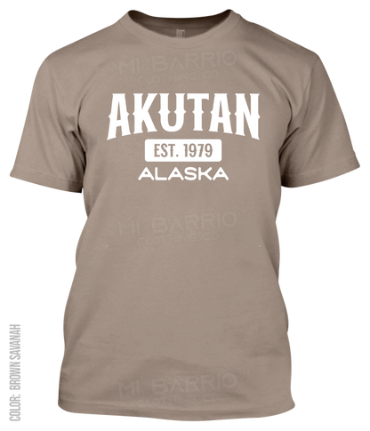 Akutan, Alaska Athletic T-Shirt
