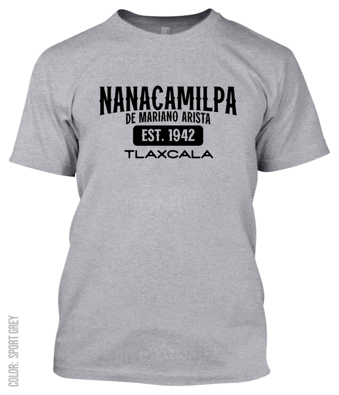 Nanacamilpa De Mariano Arista, Tlaxcala Athletic T-Shirt