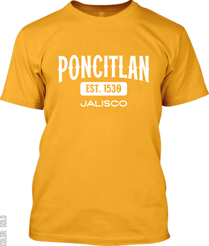 Poncitlan, Jalisco Athletic T-Shirt