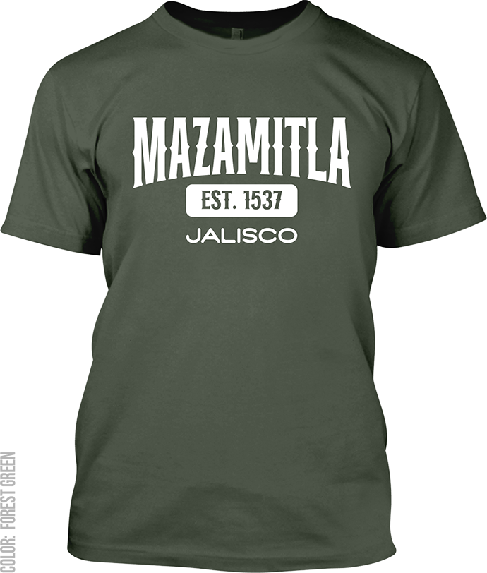 Mazamitla, Jalisco Athletic T-Shirt