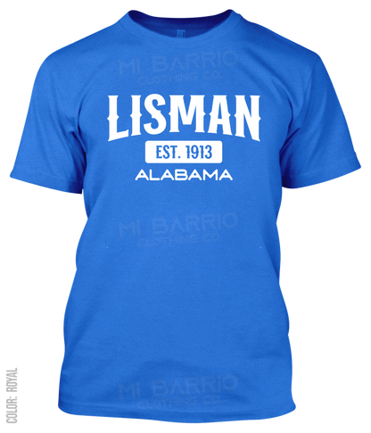 Lisman, Alabama Athletic T-Shirt