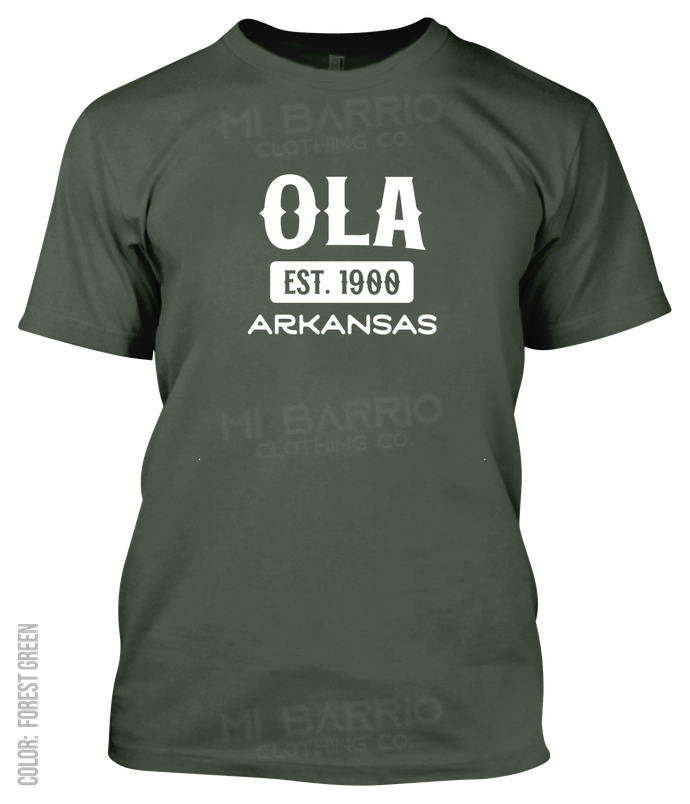 Ola, Arkansas Athletic T-Shirt