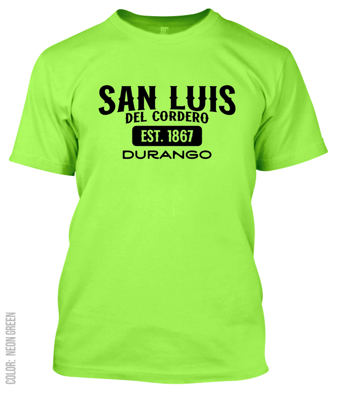 San Luis Del Cordero, Durango Athletic T-Shirt