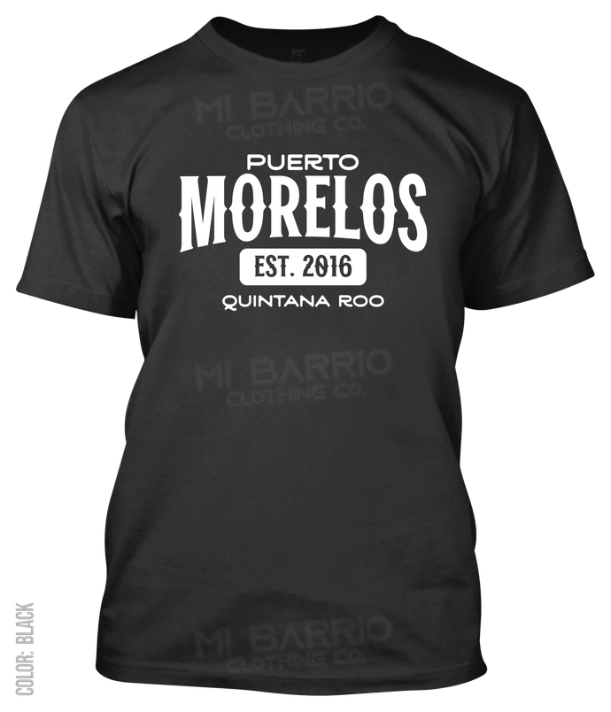 Puerto Morelos, Quintana Roo Athletic T-Shirt