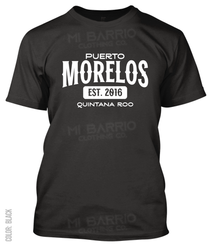 Puerto Morelos, Quintana Roo Athletic T-Shirt