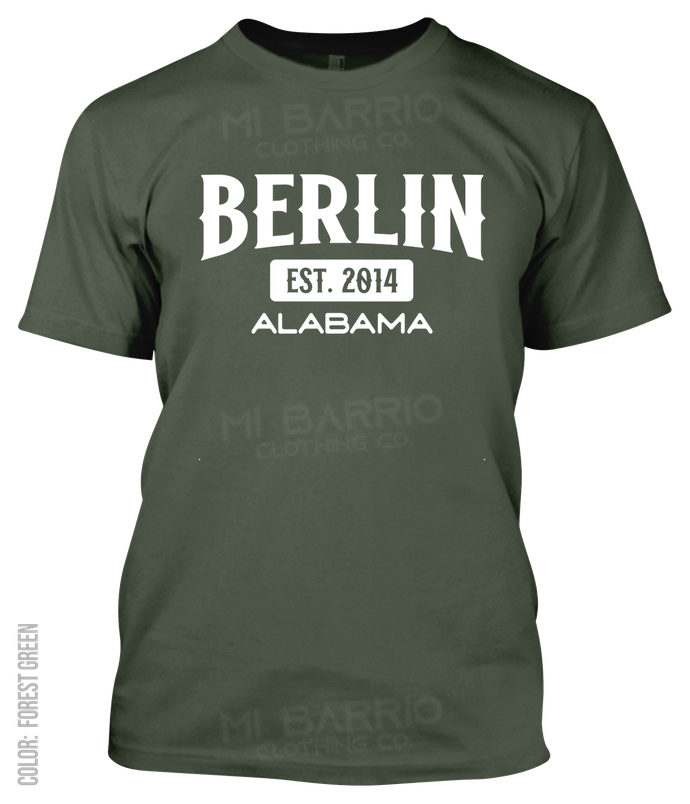 Berlin, Alabama Athletic T-Shirt