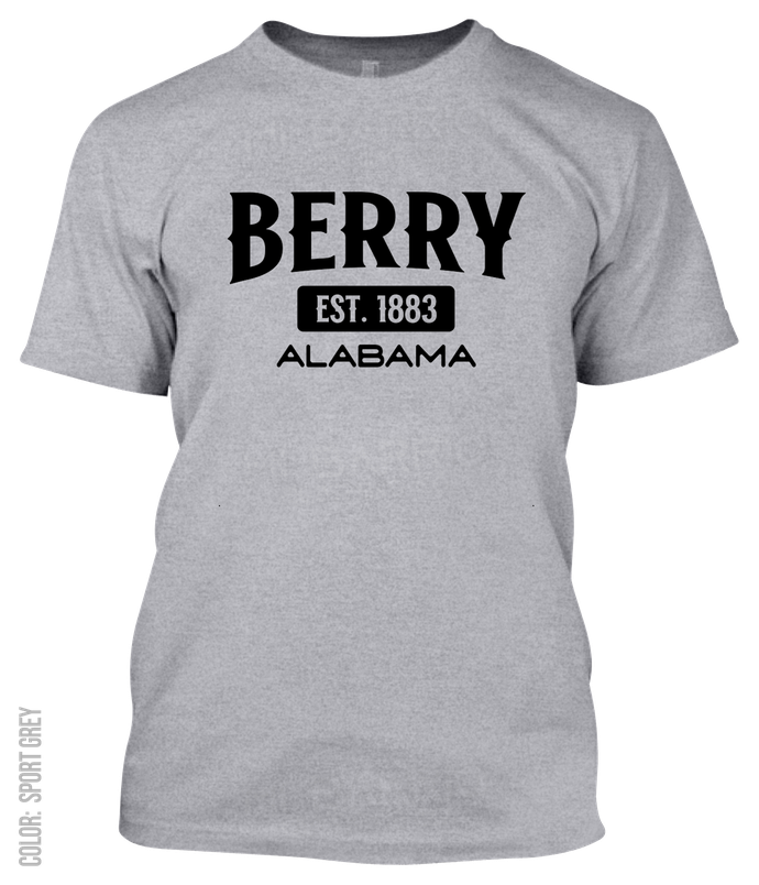 Berry, Alabama Athletic T-Shirt