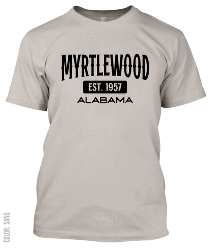 Myrtlewood, Alabama Athletic T-Shirt
