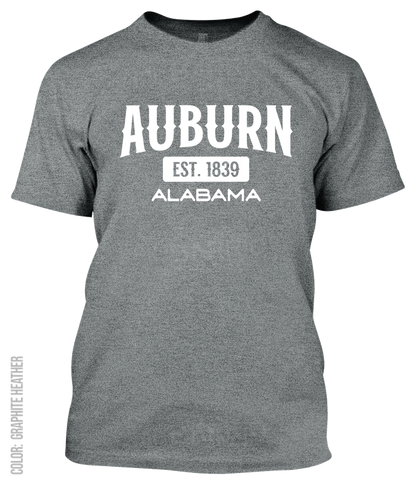 Auburn, Alabama Athletic T-Shirt