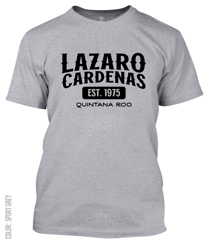 Lazaro Cardenas, Quintana Roo Athletic T-Shirt