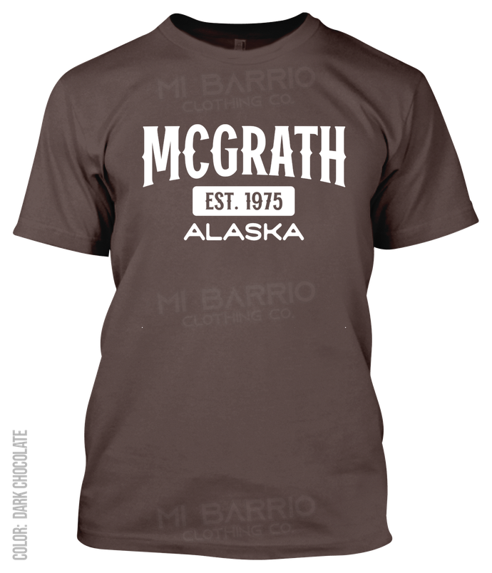 Mcgrath, Alaska Athletic T-Shirt