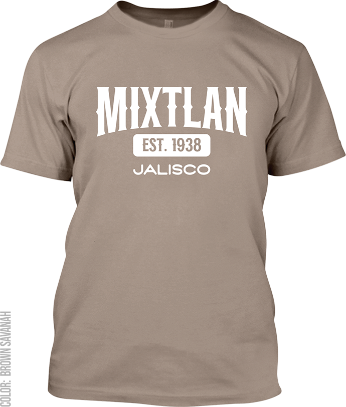Mixtlan, Jalisco Athletic T-Shirt