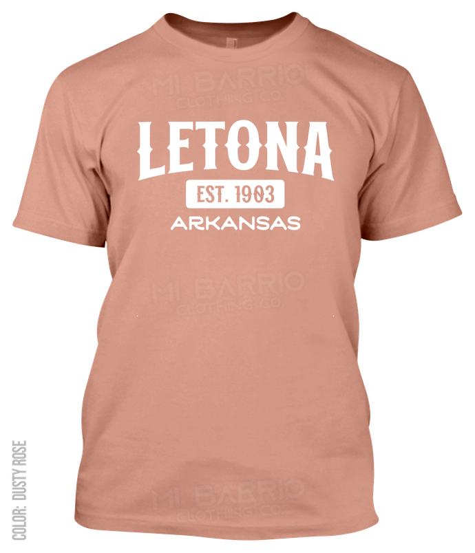 Letona, Arkansas Athletic T-Shirt