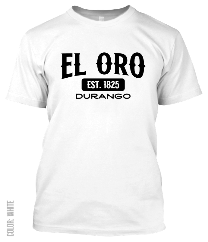 El Oro, Durango Athletic T-Shirt
