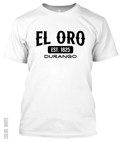 El Oro, Durango Athletic T-Shirt