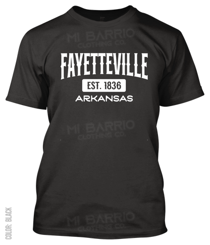 Fayetteville, Arkansas Athletic T-Shirt