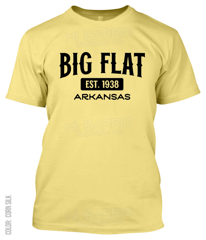 Big Flat, Arkansas Athletic T-Shirt
