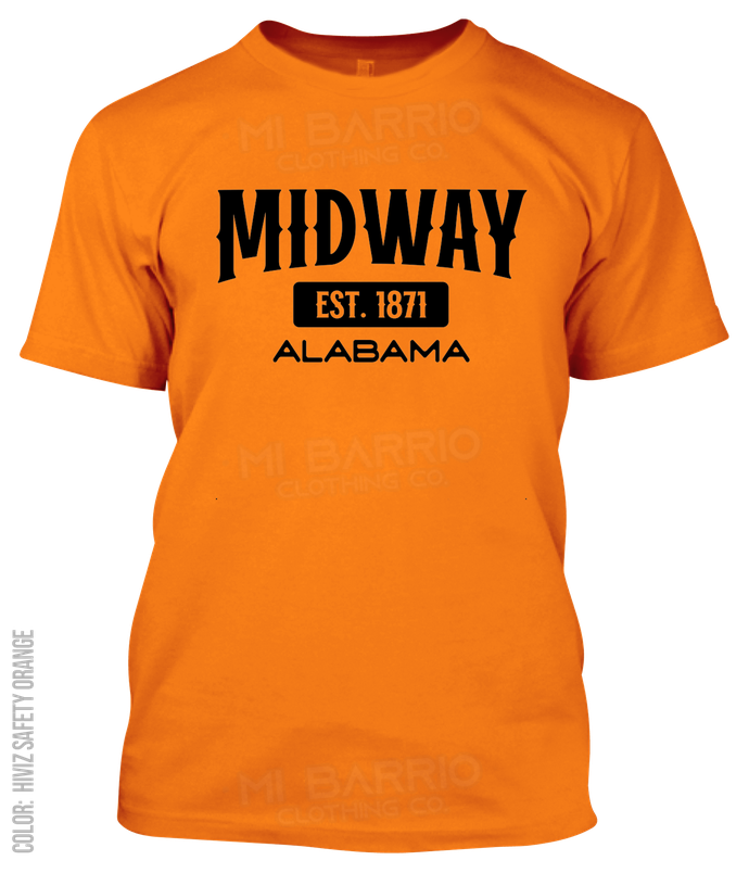 Midway, Alabama Athletic T-Shirt