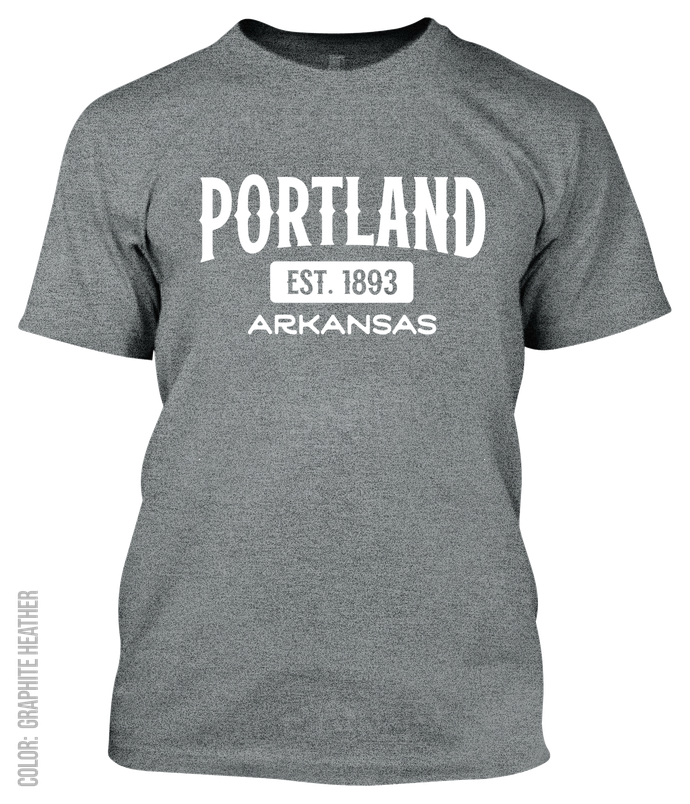 Portland, Arkansas Athletic T-Shirt