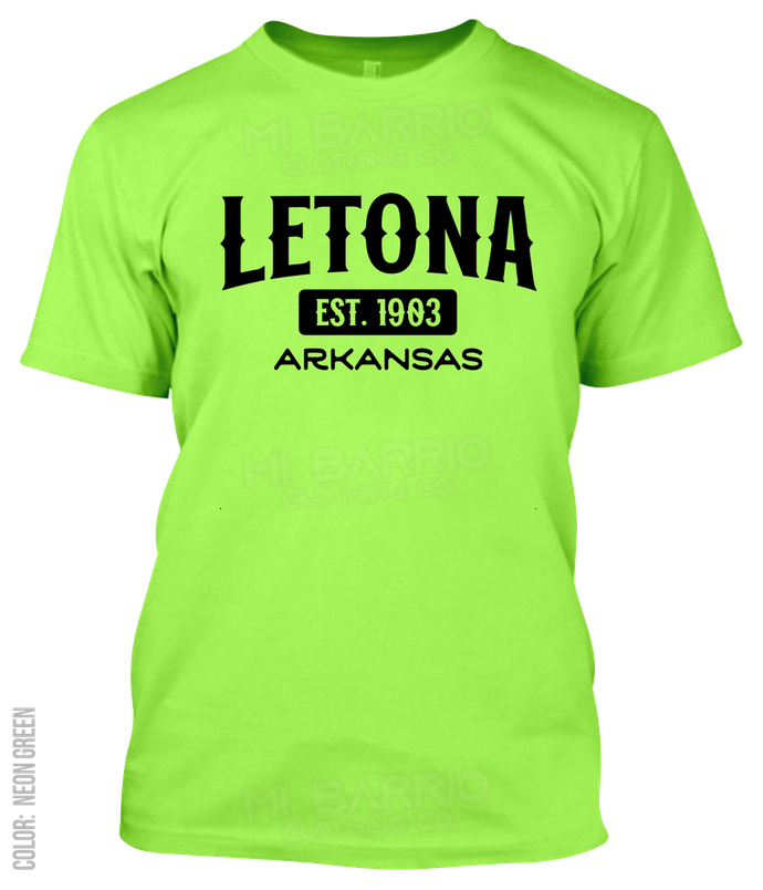 Letona, Arkansas Athletic T-Shirt