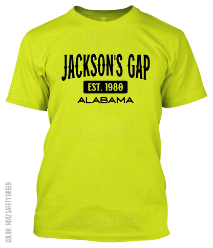 Jackson's Gap, Alabama Athletic T-Shirt
