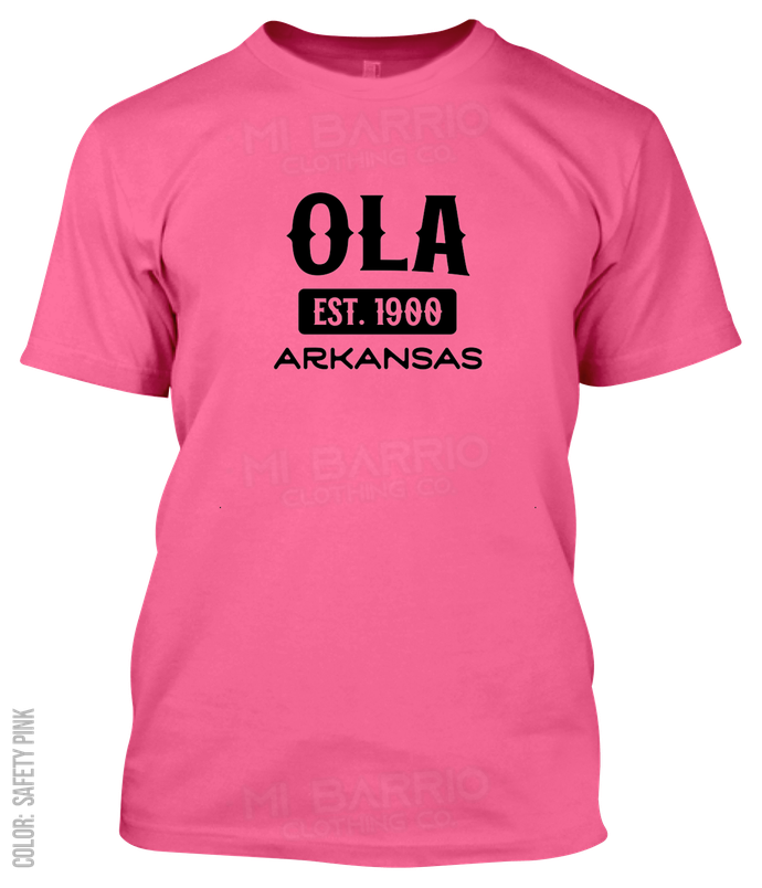 Ola, Arkansas Athletic T-Shirt