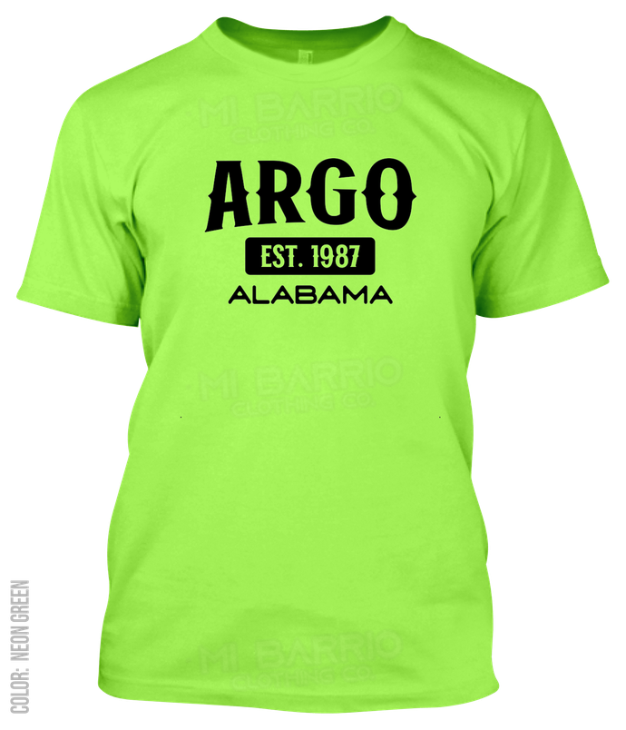 Argo, Alabama Athletic T-Shirt