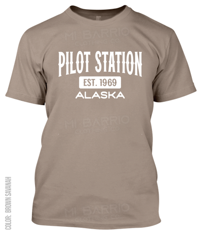 Pilot Station, Alaska Athletic T-Shirt