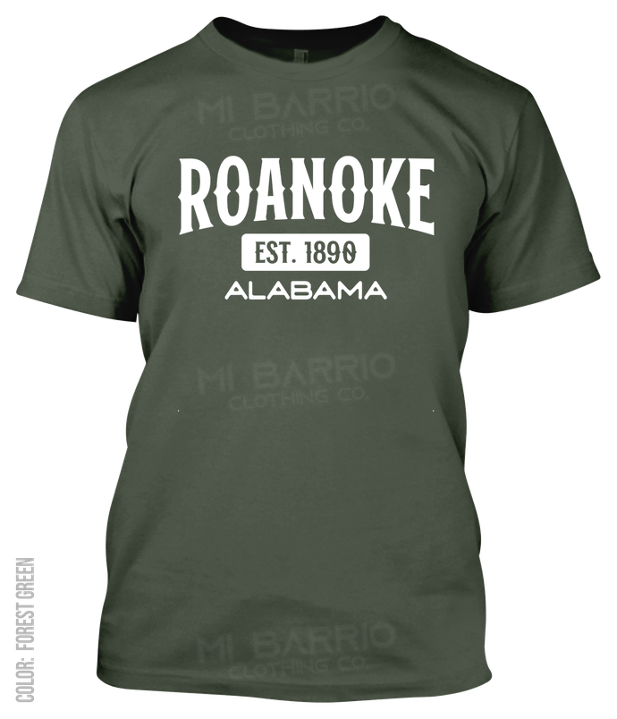 Roanoke, Alabama Athletic T-Shirt