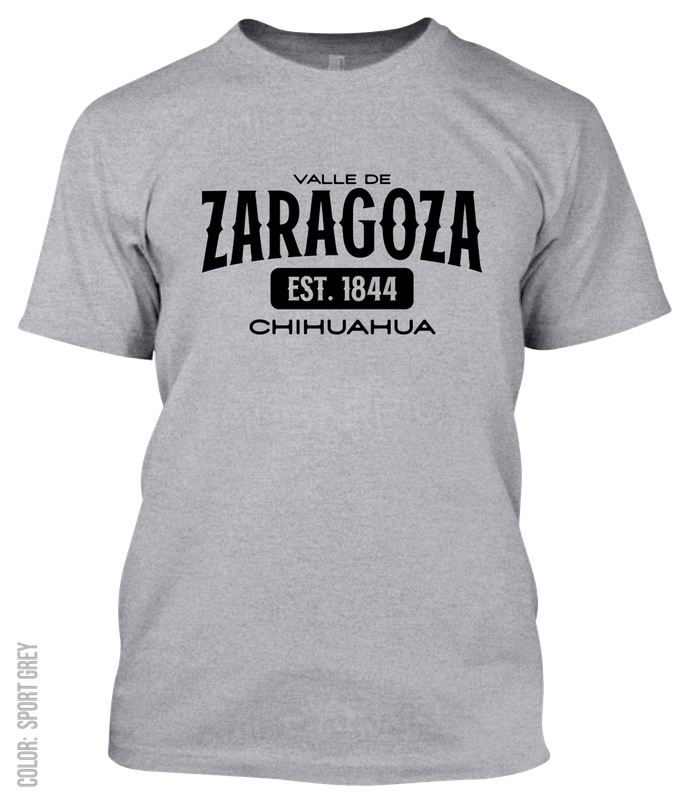 Valle De Zaragoza, Chihuahua Athletic T-Shirt