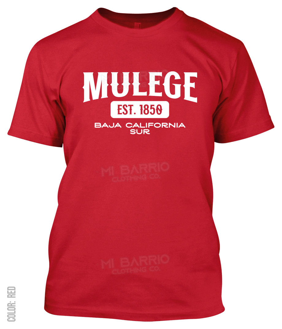 Mulege, Baja California Sur Athletic T-Shirt