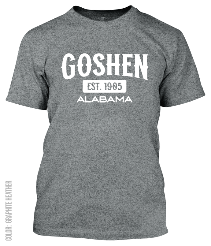 Goshen, Alabama Athletic T-Shirt