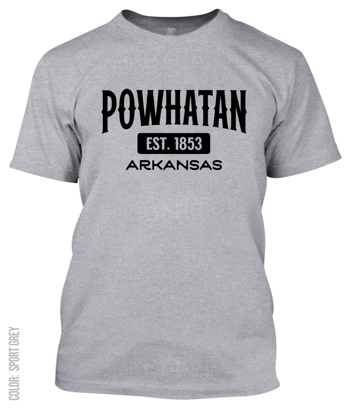 Powhatan, Arkansas Athletic T-Shirt