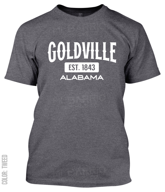 Goldville, Alabama Athletic T-Shirt