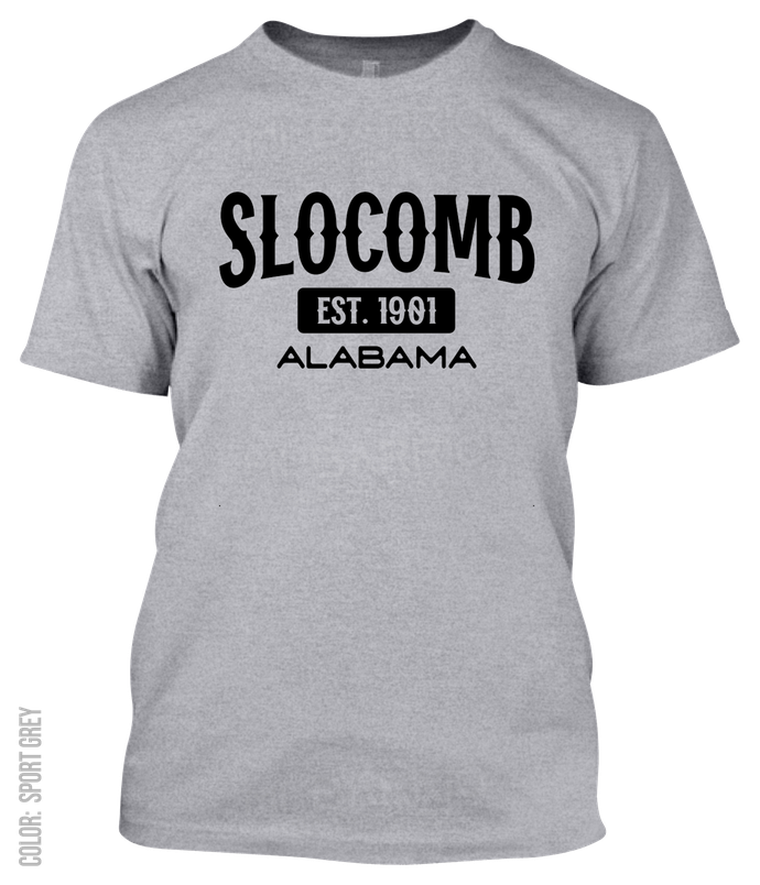 Slocomb, Alabama Athletic T-Shirt