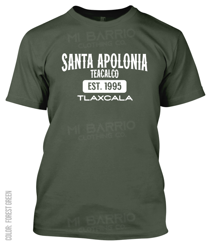 Santa Apolonia Teacalco, Tlaxcala Athletic T-Shirt