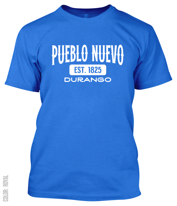 Pueblo Nuevo, Durango Athletic T-Shirt