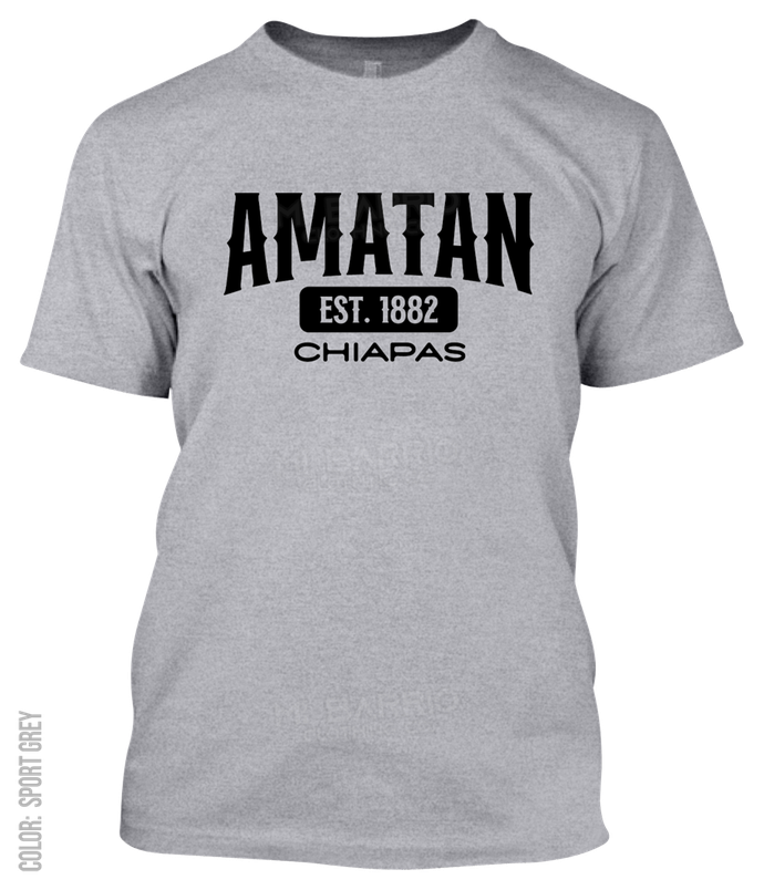 Amatan, Chiapas Athletic T-Shirt