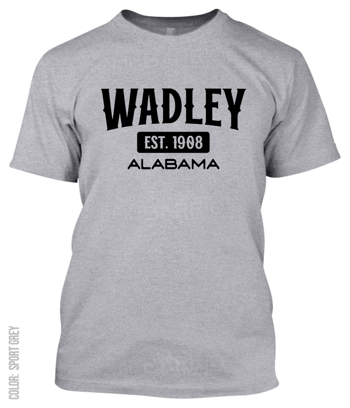 Wadley, Alabama Athletic T-Shirt